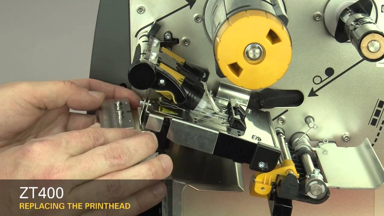 Zebra ZT400 Series: How-to Replace the Printhead