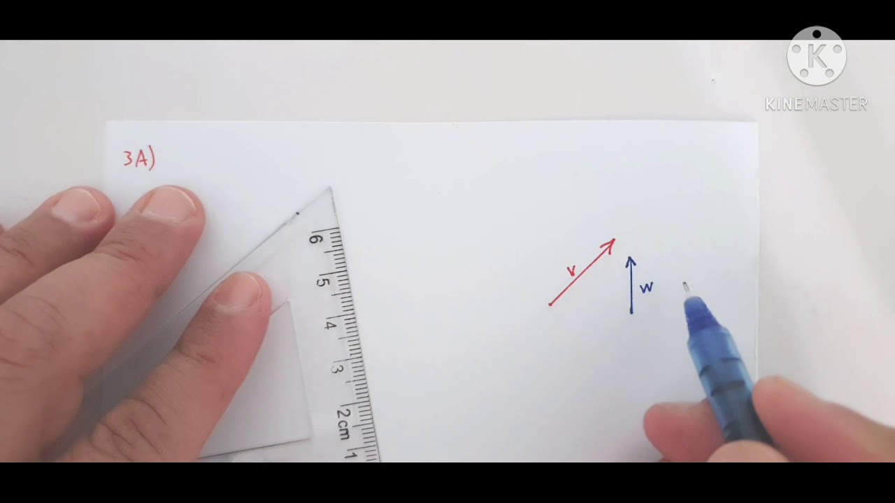 مقدمة في المتجهات (٣) - تعريفات ، إيجاد جمع (محصلة) متجهين هندسياً .