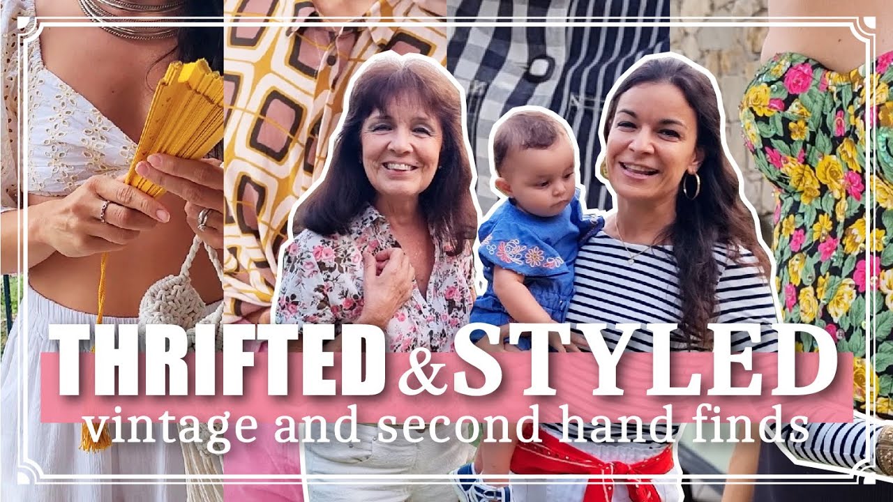 How We Style Our VINTAGE & SECOND HAND Finds | Mixing Vintage and Modern Clothes | Second Hand Haul