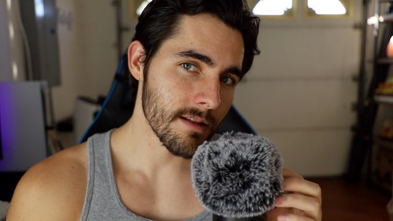 ASMR Up-Close Male Whispers - Ear to Ear Ramble
