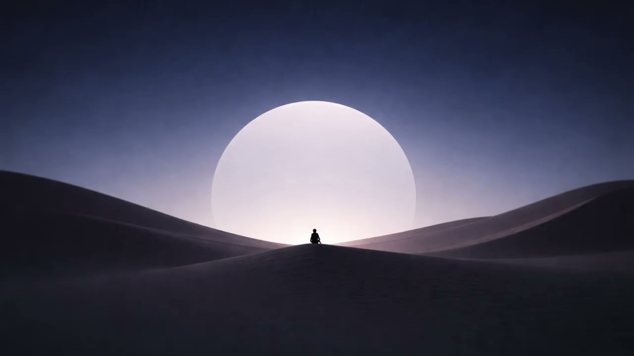 Desert Moon Calm | Night Ambience for Sleep