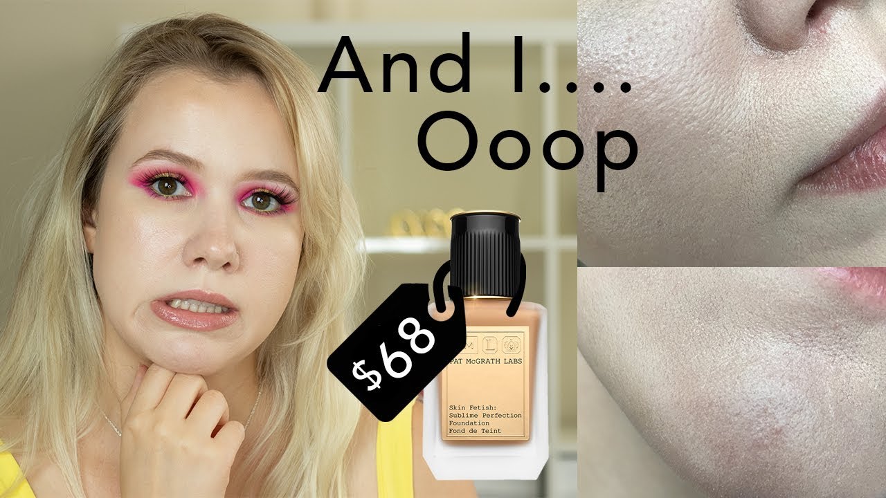NEW Pat McGrath Skin Fetish Foundation Light 1 with a Macro Lens | First Impressions & Wear Test