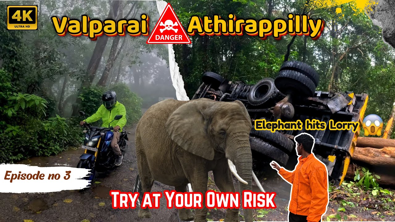 Valparai to Athirappilly Part 3 | Be Careful😲 | Bikers Dream Route😍