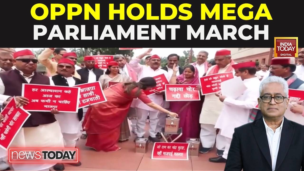 Opposition Protests at Parliament Over Police Action Against Students; Demands Statement from Ami...