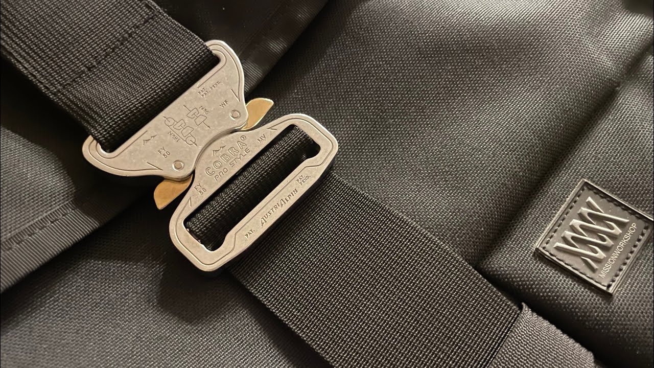 MISSION WORKSHOP - I replaced plastic backle with cobra buckle