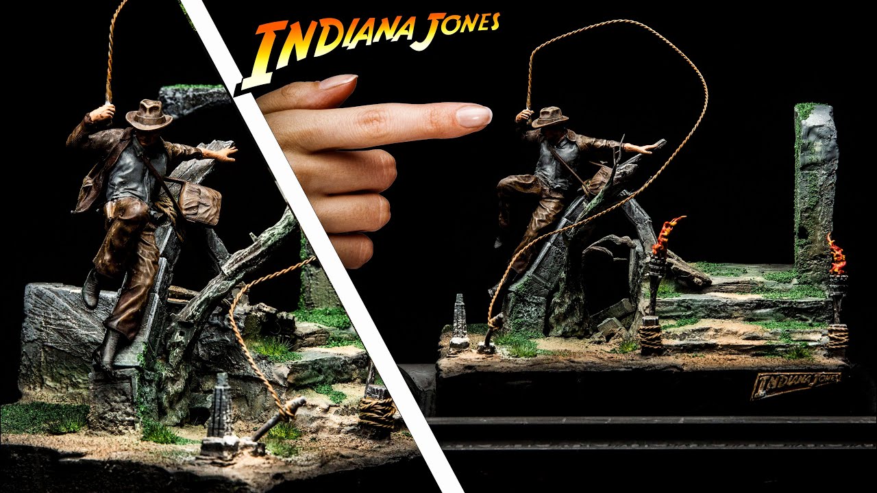 Creating a miniature of indiana jones (Diorama)