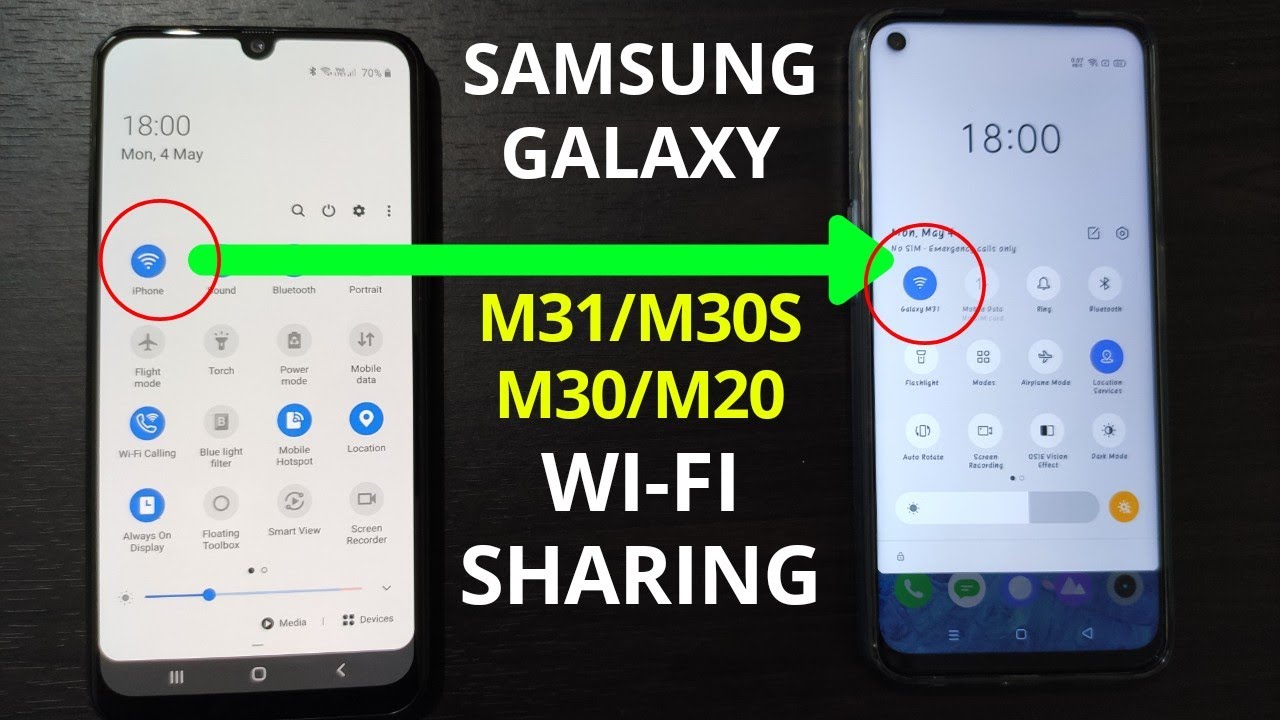 Samsung Galaxy M31/M30s/M30/M20 : WiFi Sharing (use WiFi and Hotspot at the same time)