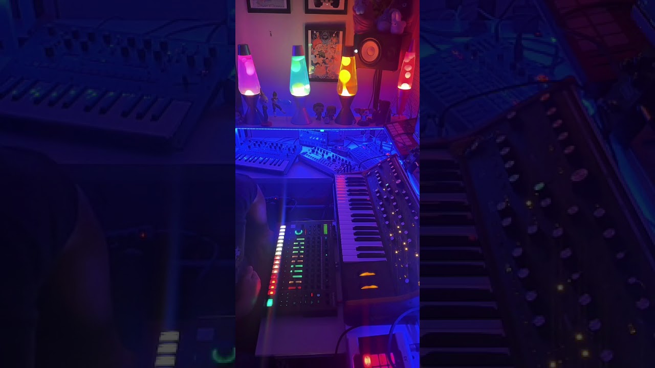 マシンのみ。即興テクノライブ。　絆テクノ　#techno #drummachines 
