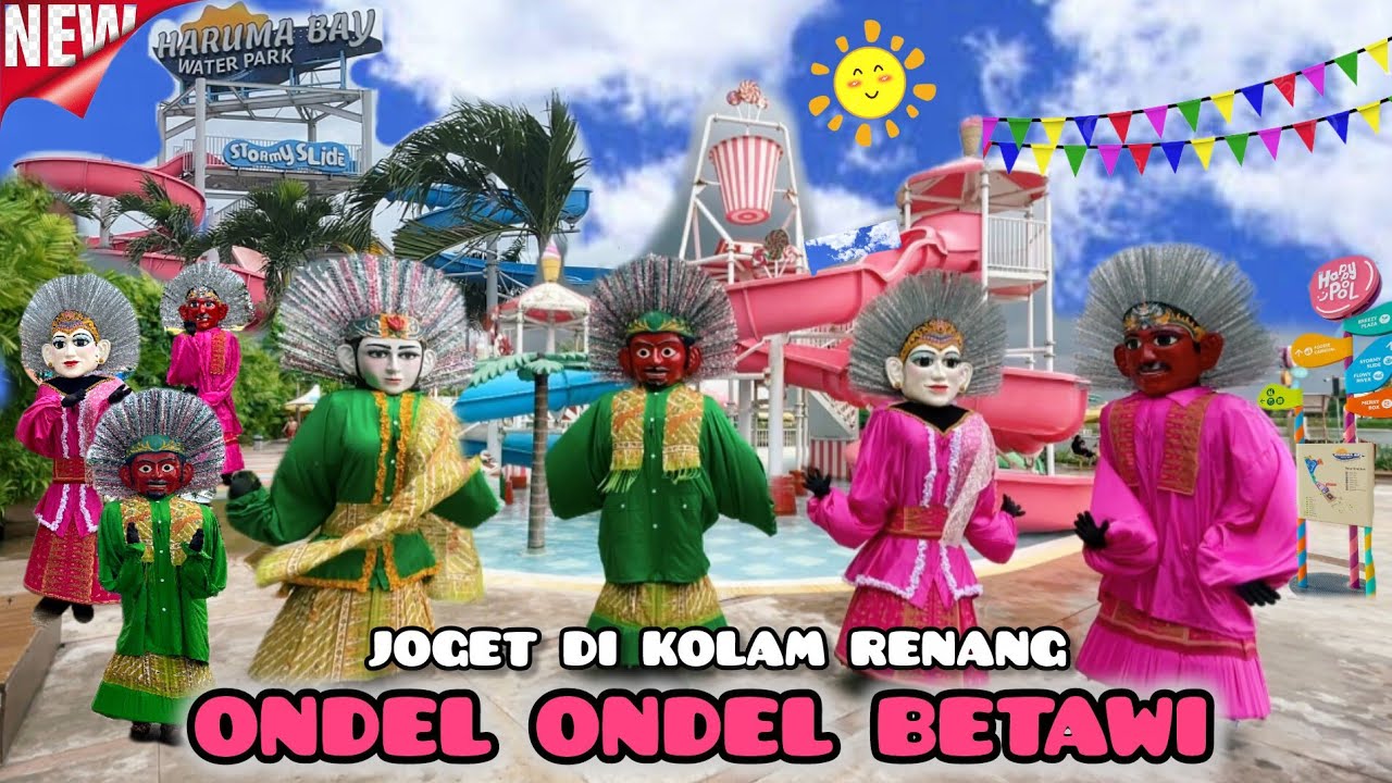 ONDEL ONDEL JOGET DI KOLAM RENANG HARUMA BAY
