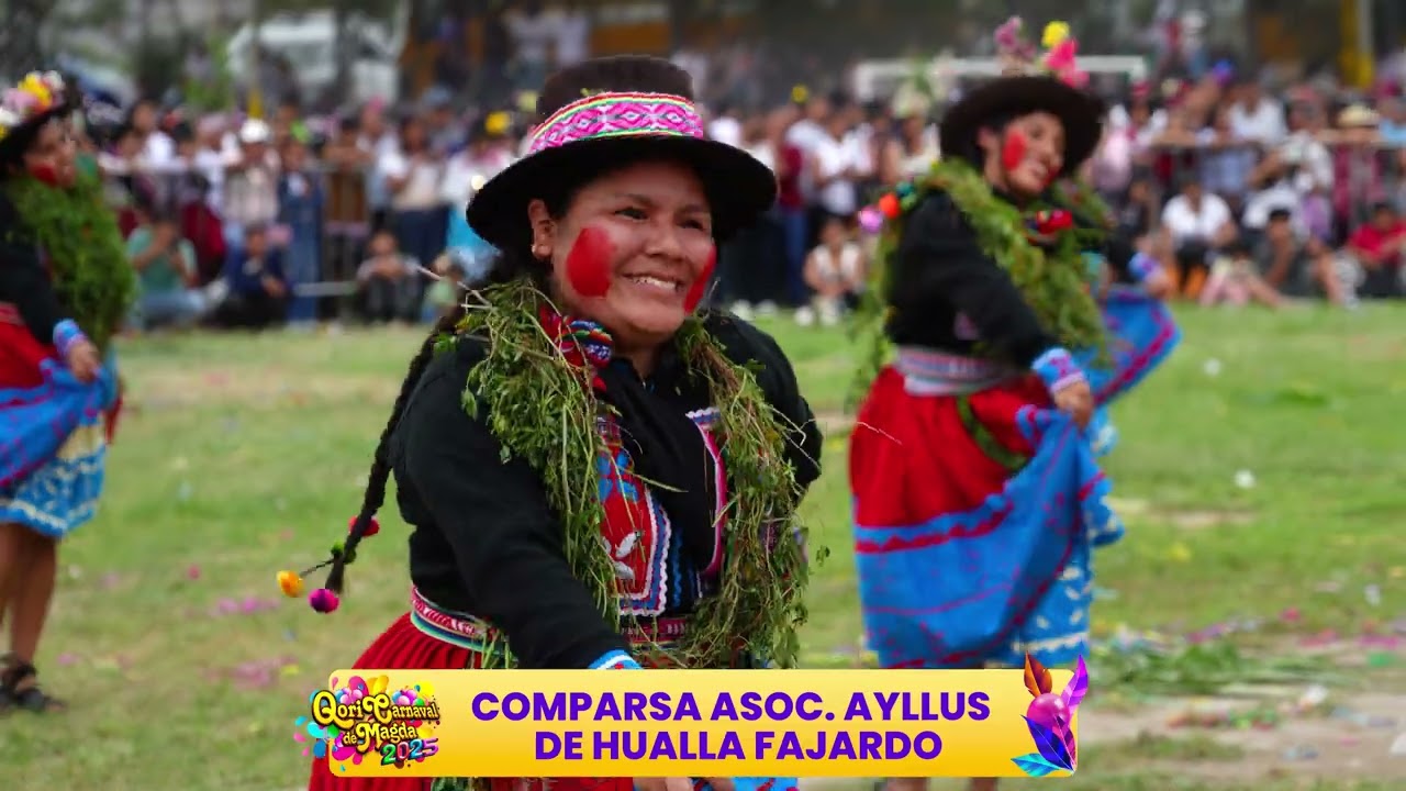 Comparsa Asociación Ayllus De Hualla Fajardo - Ayacucho | Qori Carnaval 2025 🎊💃