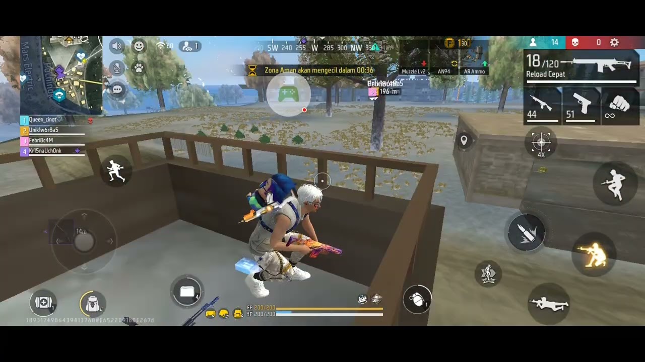 Part 217 : Ending Yang Sangat Menegangkan#freefire#androidgameplay@krisna uchonk32