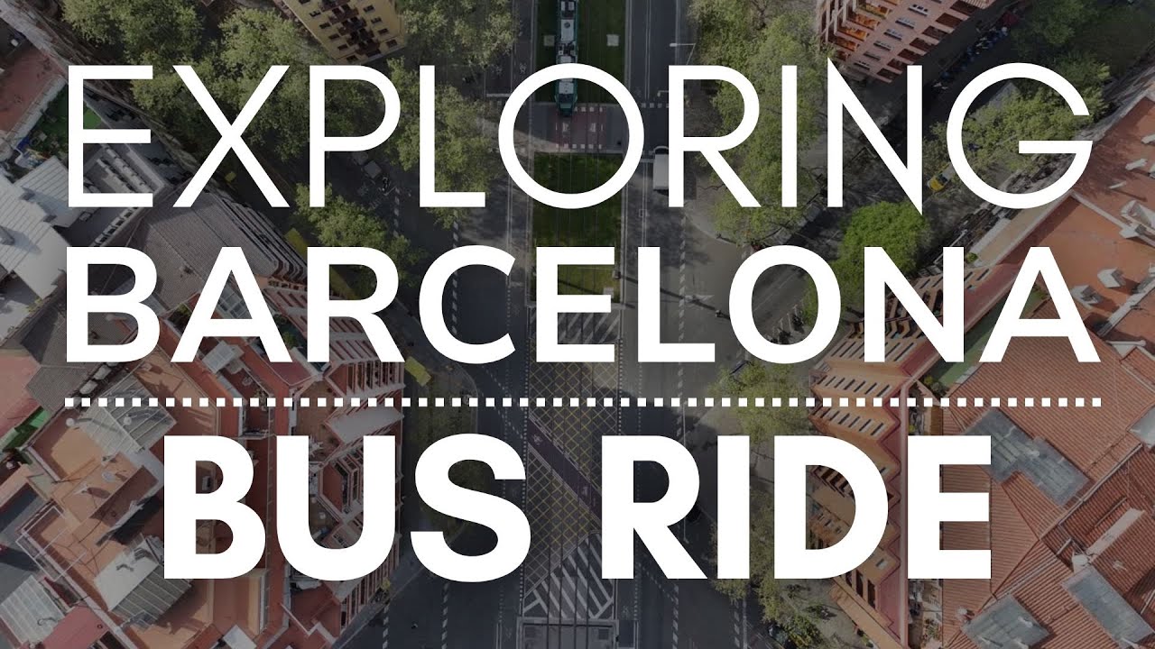 A Calm Bus Journey Across Barcelona 4K-2160P | Real City Experience | VJourneys 