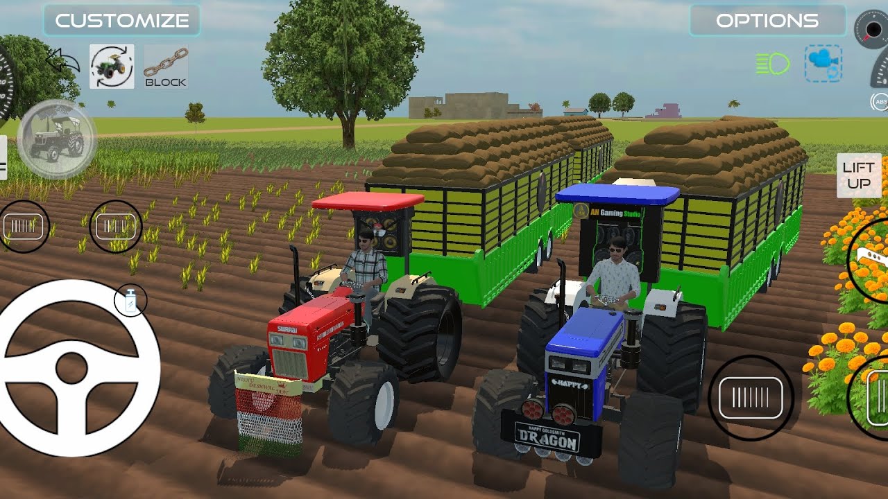 || SWARAJ 855 AND SIMULATOR FARMING GAME 