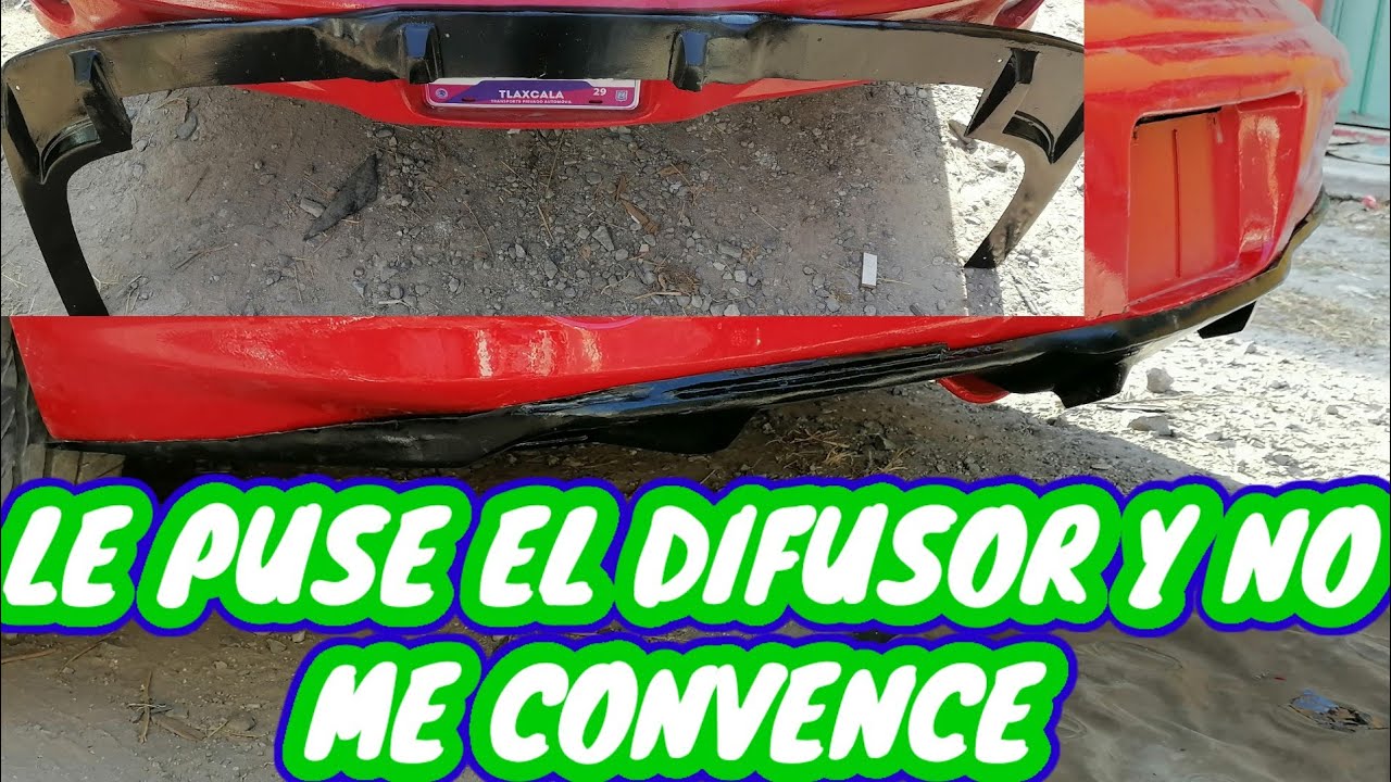 YA LE PUSE EL DIFUSOR PERO ALGO LE FALTA