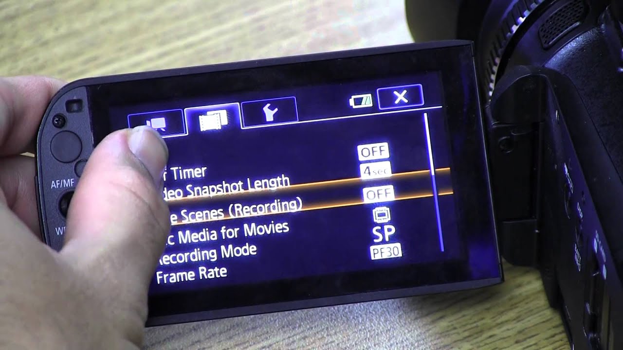 Changing Recording Media for Canon XA10 and VIXIA HF G10