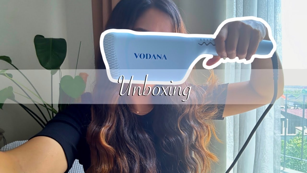 Unboxing | Vodana Triple Perm Hair Iron | 트리플 플로우 물결 고데기 40mm 크리미블루(물결펌)