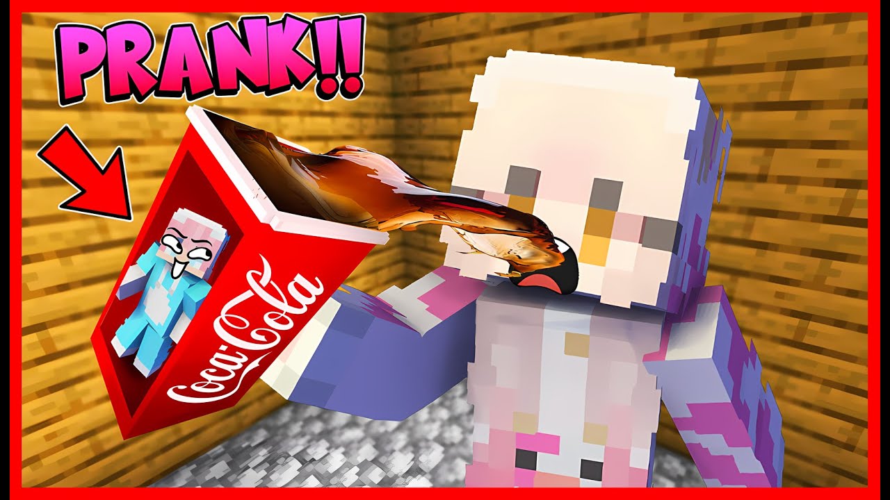 ATUN MASUK KE DALAM COCA COLA MOMON !! DAN DI MINUM !! Feat @sapipurba Minecraft