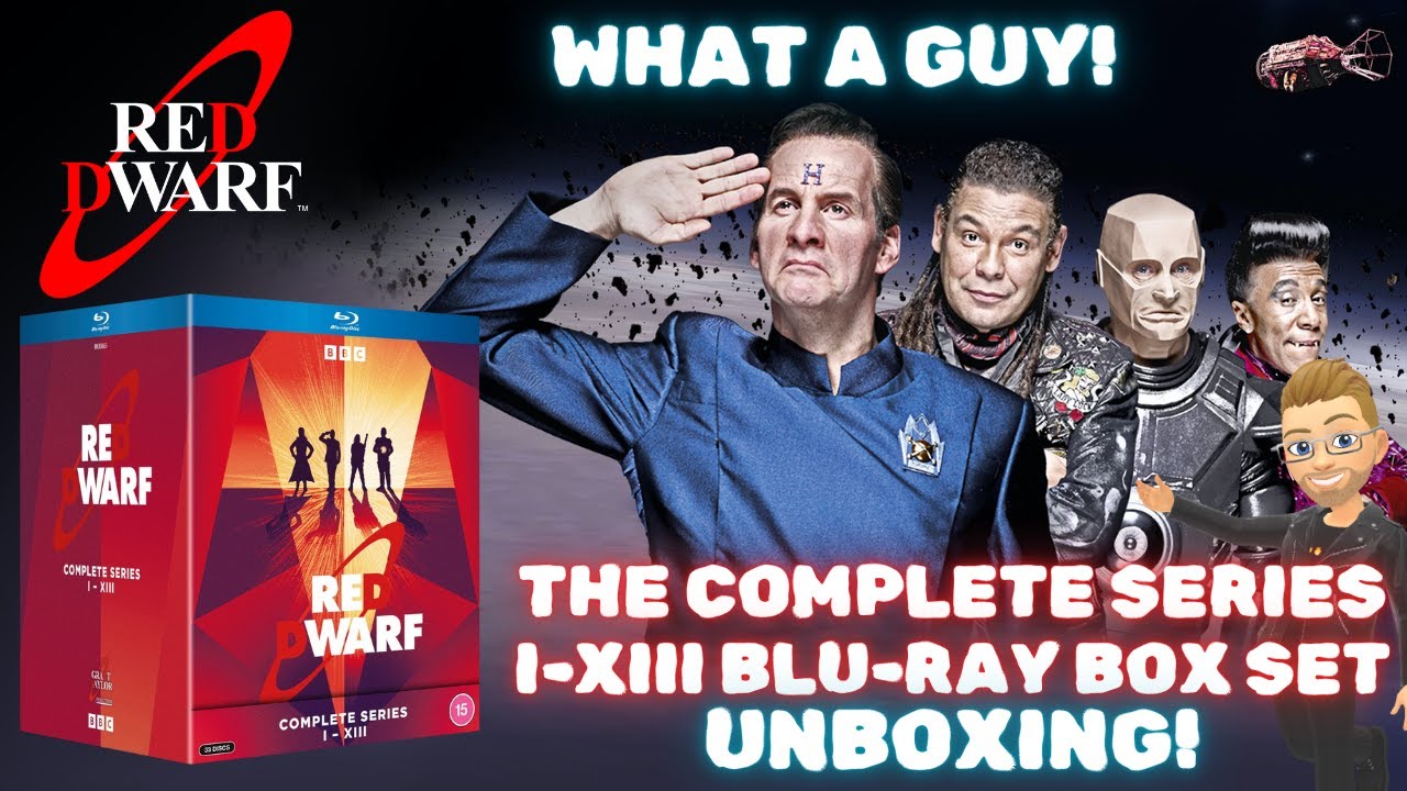 Red Dwarf The Complete Series I-XIII Blu-ray Box Set Unboxing
