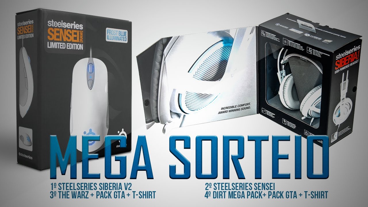 [TERMINOU] MEGA SORTEIO COM O APOIO DA FRAGGERZSTUFF E HFDESIGN | STEELSERIES