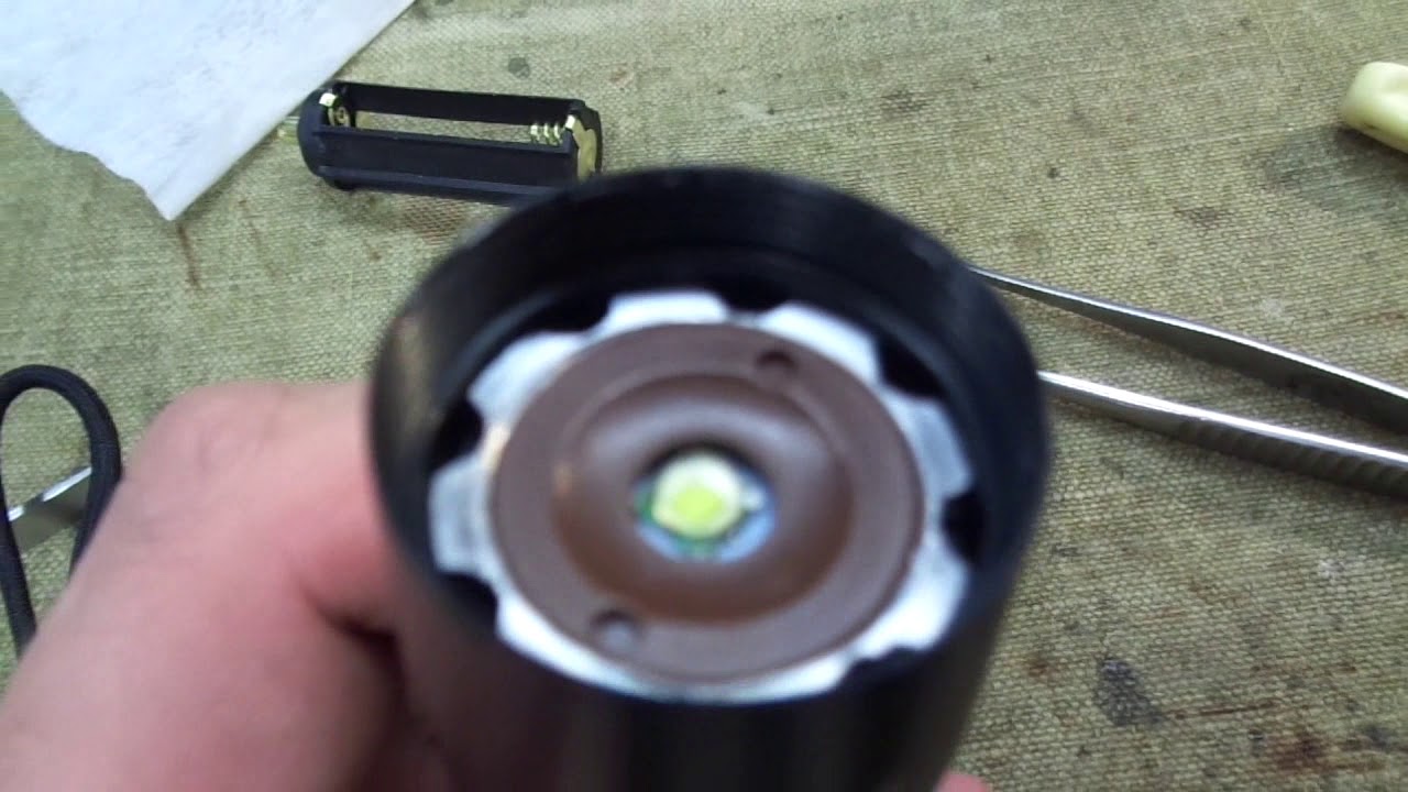 Доработка светодиодного фонаря Pocketman.