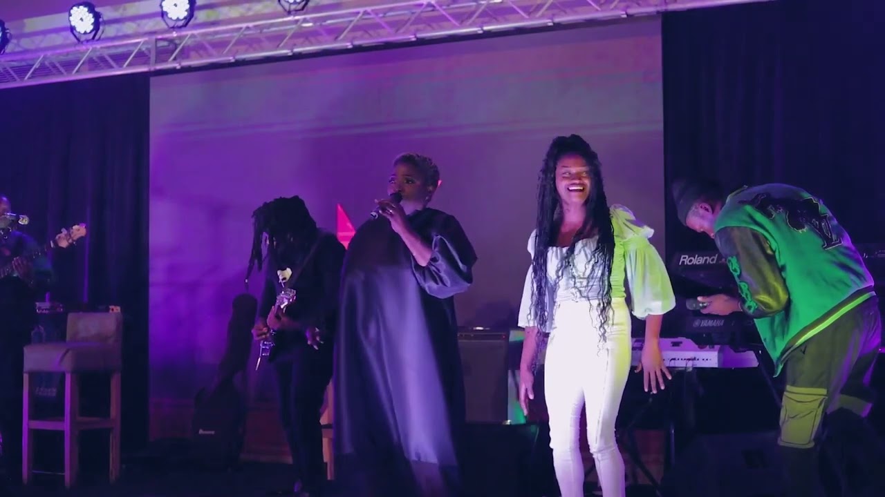 Maureen Lupo Lilanda performs at the Grand Finale for MY BOOTH