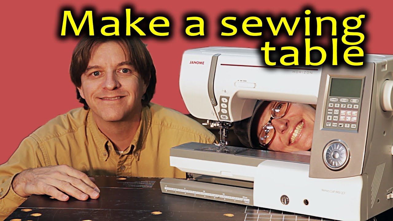 How to make a sewing table