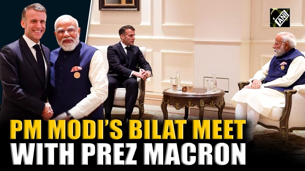 PM Modi holds meeting with French President Macron after successful India AI Impact summit