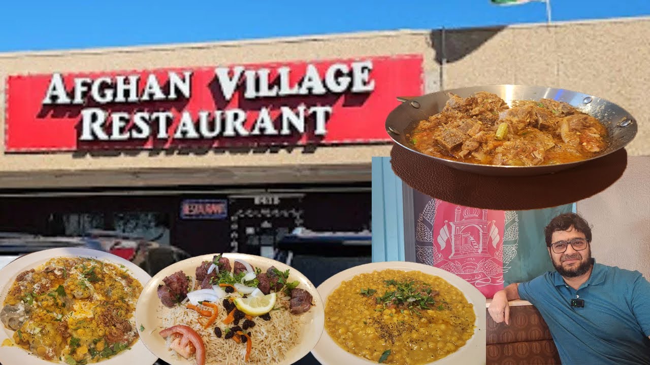 TRYING AFGHAN VILLAGE RESTAURANT IN HILLCROFT