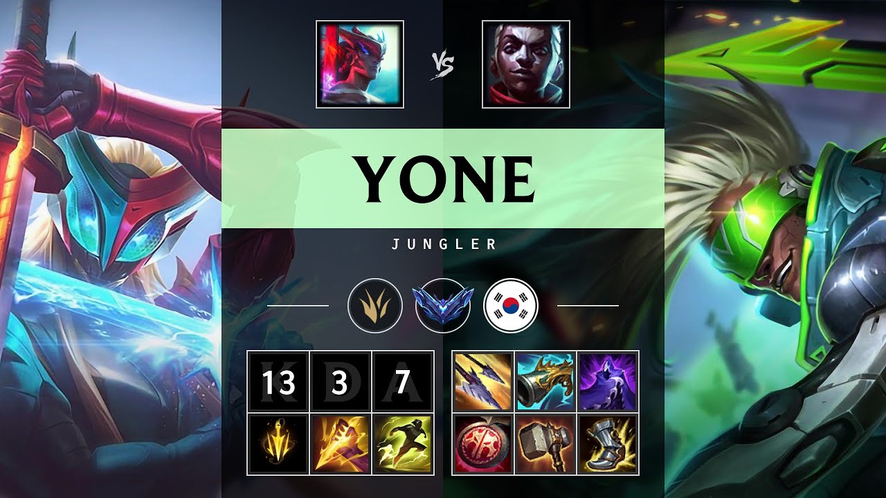 Yone Jungle vs Ekko - KR Diamond Patch 25.16