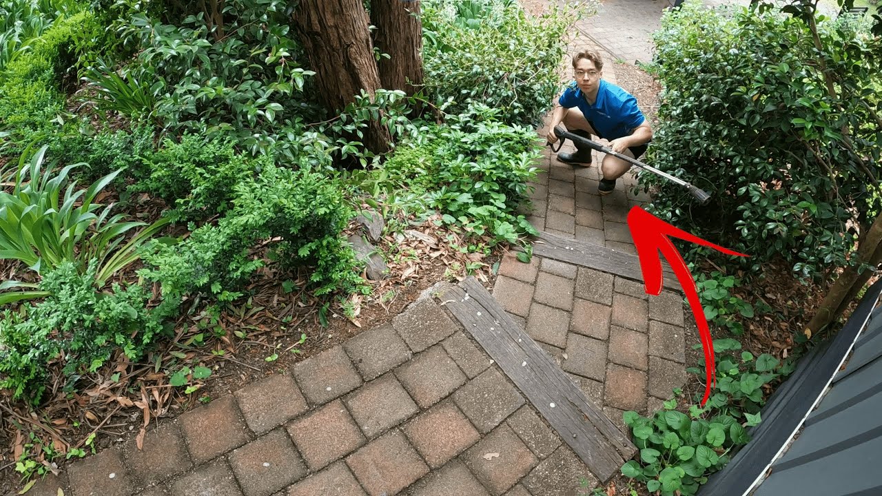 SLIPPERY Pavers HAD To Be Cleaned For This Customer!