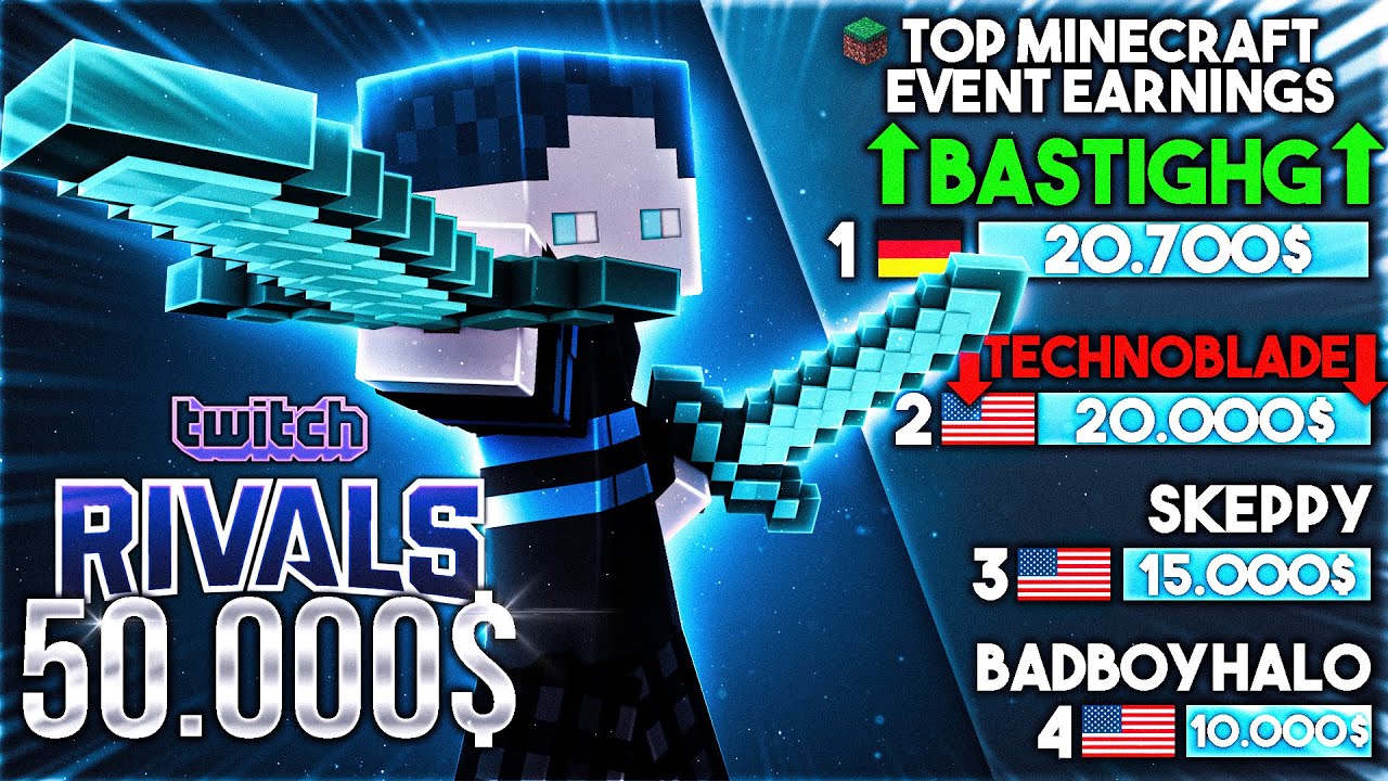 DIE H&Ouml;CHSTEN MINECRAFT EARNINGS DER WELT (Twitch Rivals)