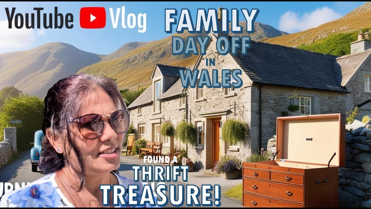 A Relaxing Day in the Welsh Valleys | Family Life Vlog + Thrift Shopping in Bleanavon