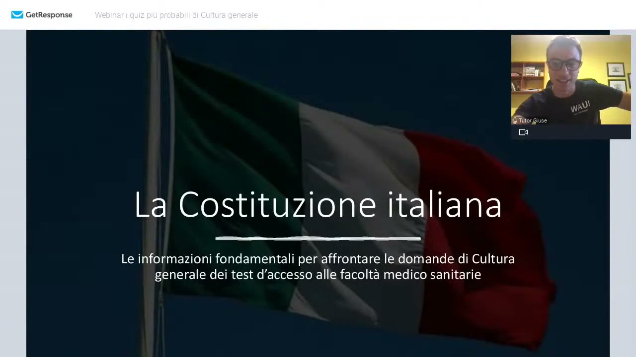 TEST DI MEDICINA - CULTURA GENERALE corso live 19.08.2021
