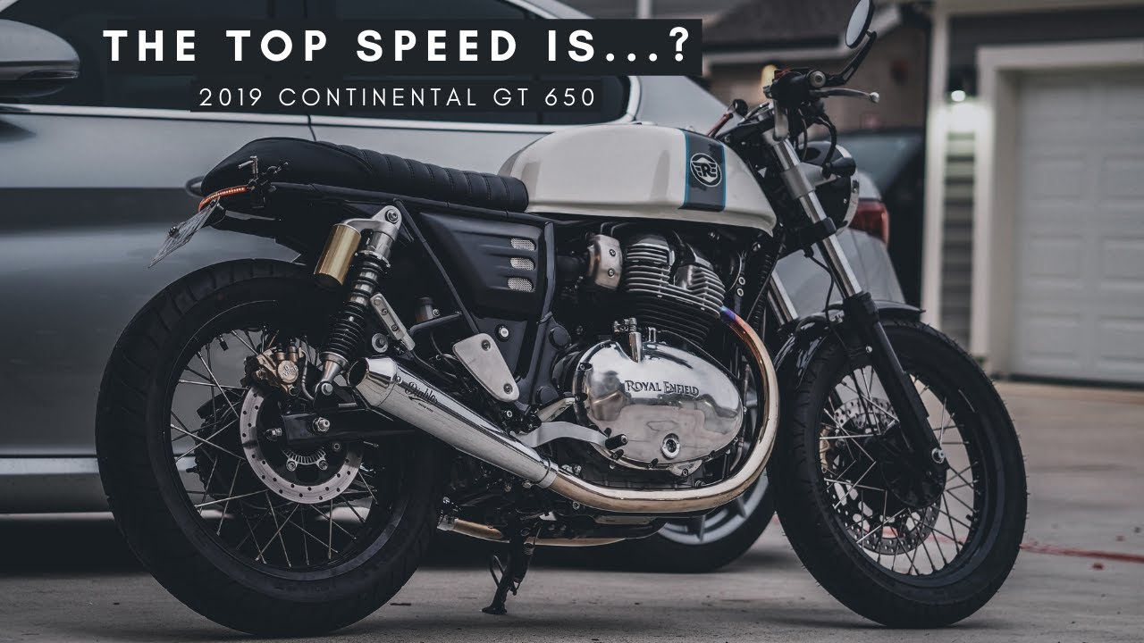 Top Speed | Royal Enfield Continental GT 650 | Power Commander V & Diablo Full Exhaust | 4K