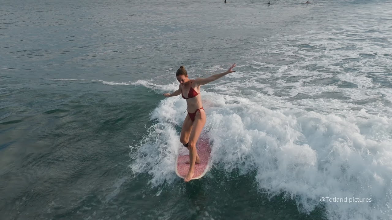 WSL Longboarders Free Surf Эль-Сунзал, Сальвадор | 4К-дрон | 03.11.25
