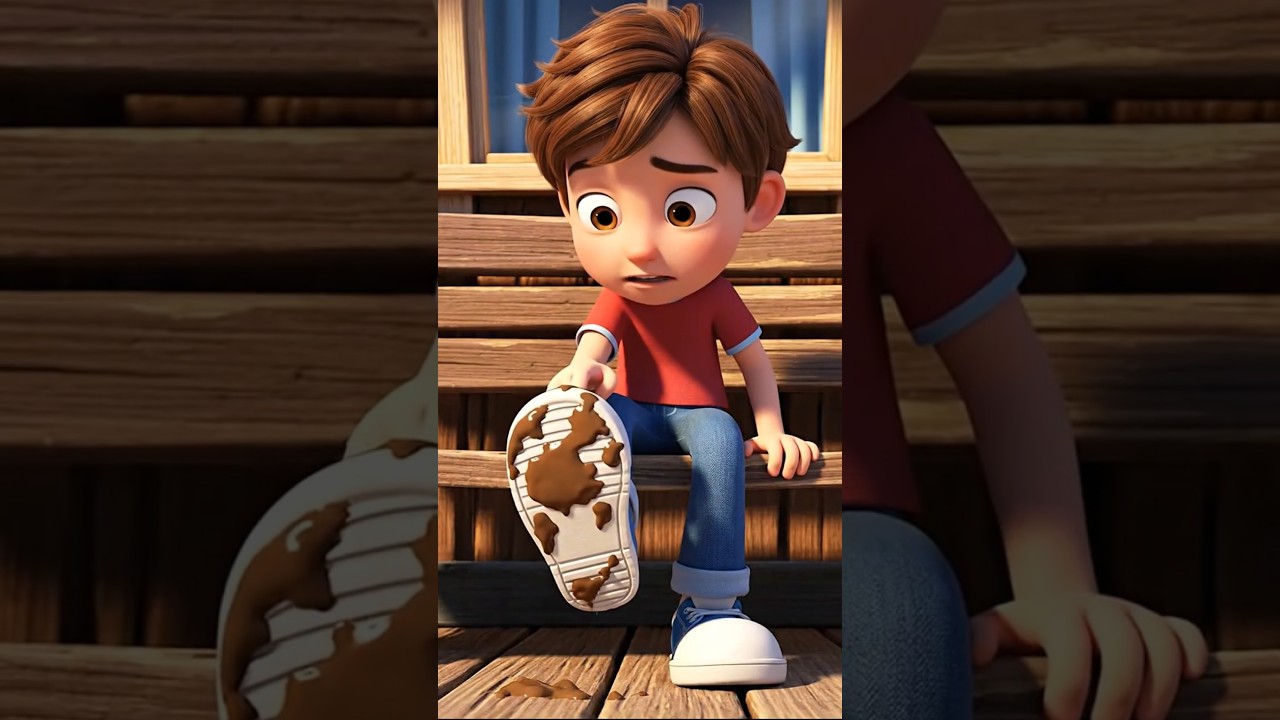 Dirty Shoes? Watch Ali Clean Them! 👟🧼 | Kids Good Habits