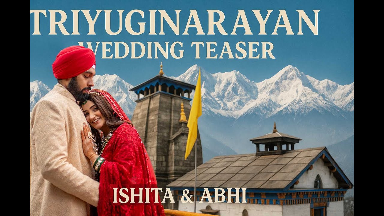 Triyuginarayan Temple Wedding | Ishita & Abhi | Spiritual Wedding Teaser.