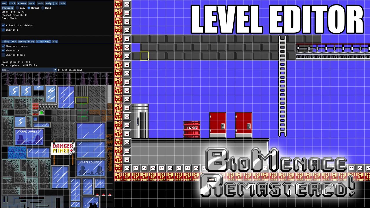 BioMenace Remastered: Level Editor