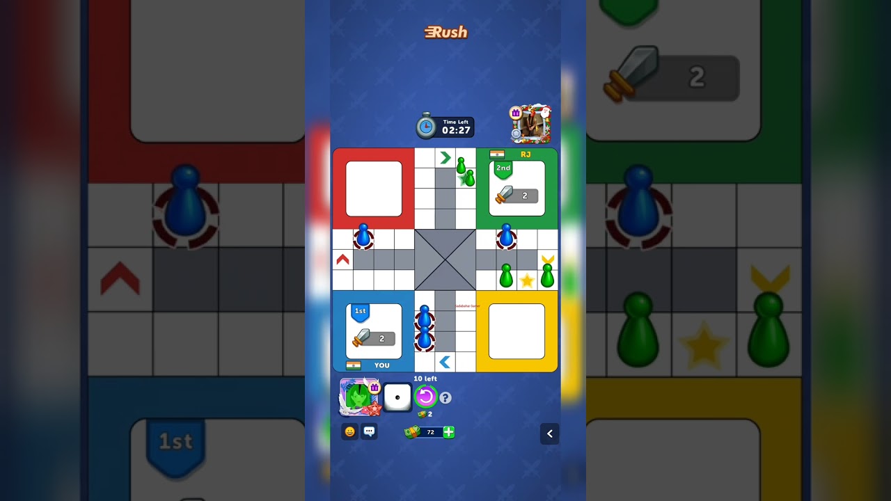 Ludo Club - Rush Mode - 2 Player Match | Gameplay 48 | Sadabahar Gamer
