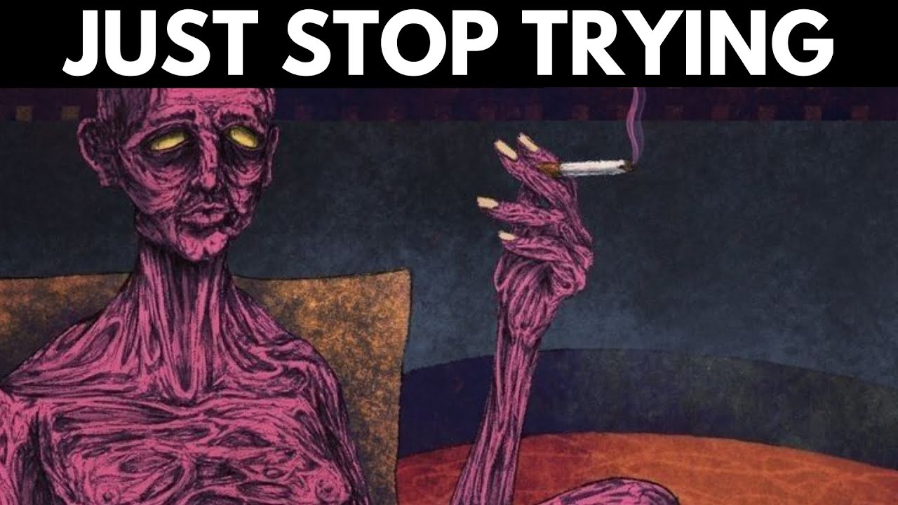 Жизнь начинает работать на вас, когда вы перестаёте пытаться.