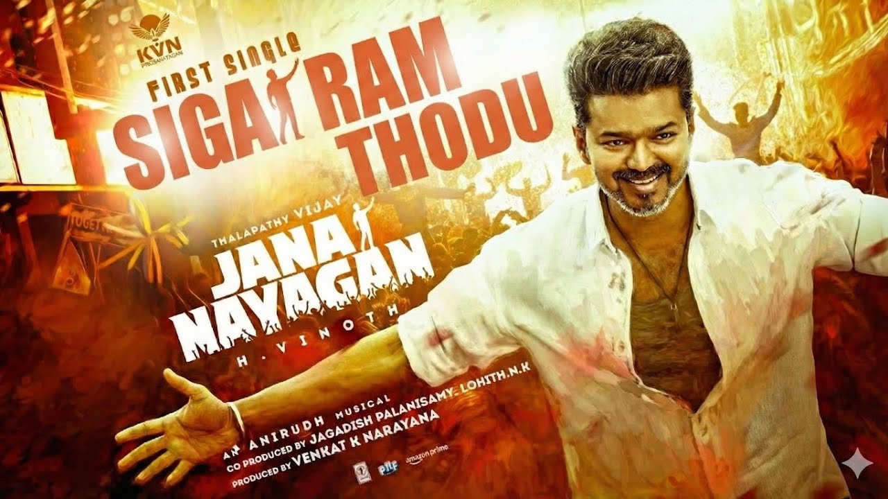 Jana Nayagan – Sigaram Thodu Lyric Video| Thalapathy Vijay| H Vinoth| Anirudh| Pooja Hegde| KVN