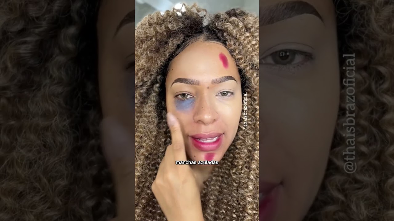 O CORRETIVO CERTO para cada cor de MANCHA  #cilios #makeup #makelinda #make #maquia #makeuptutorial