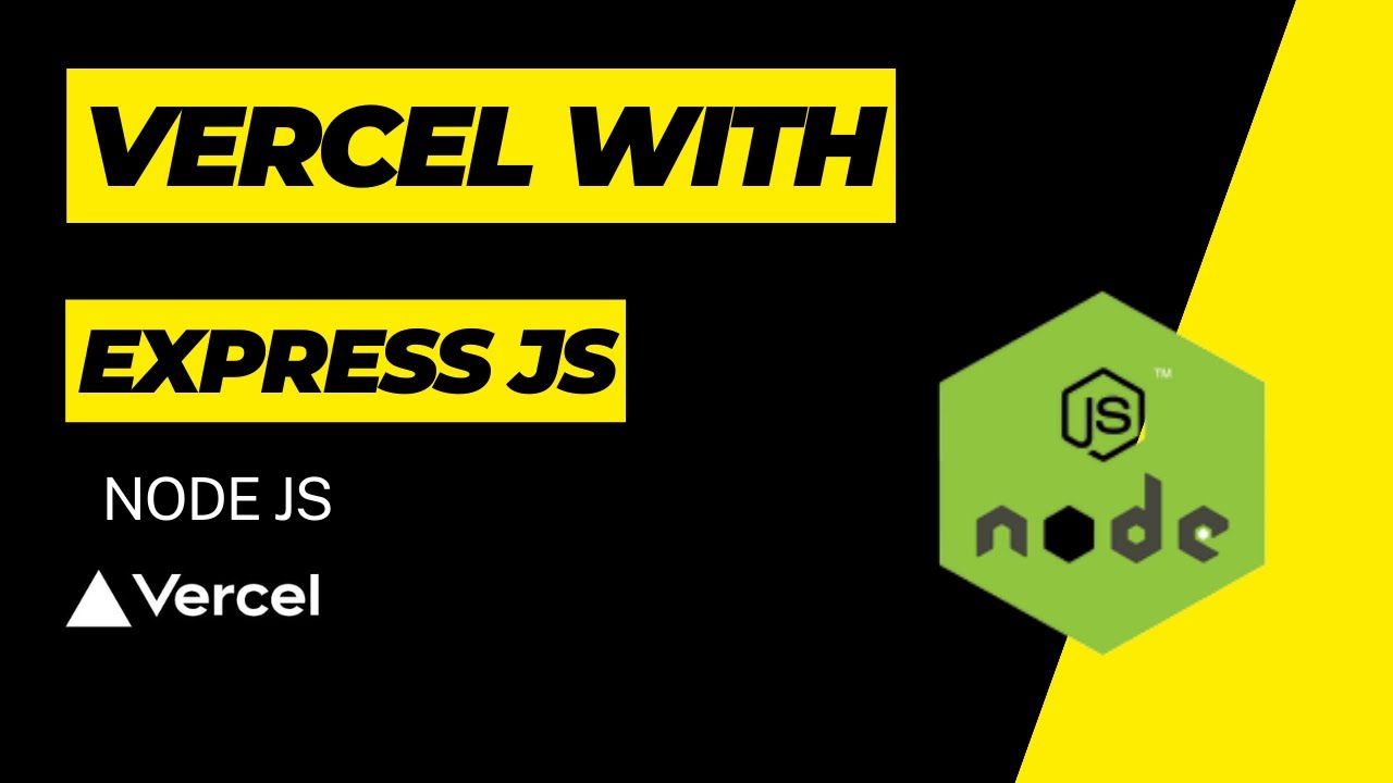 Deploying Express js App on Vercel | Complete Tutorial