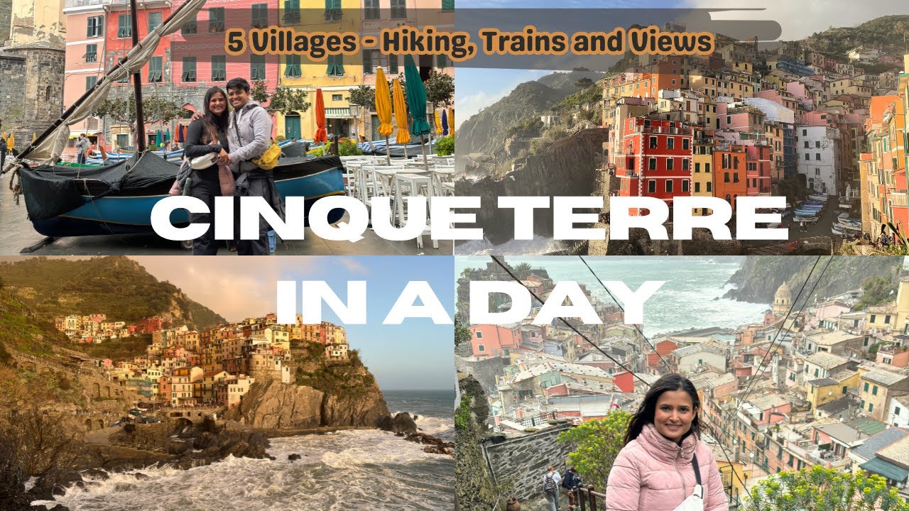 Cinque Terre in a Day | All 5 Villages | 4K Hiking & Walking Tour | Cinque Terre from La Spezia