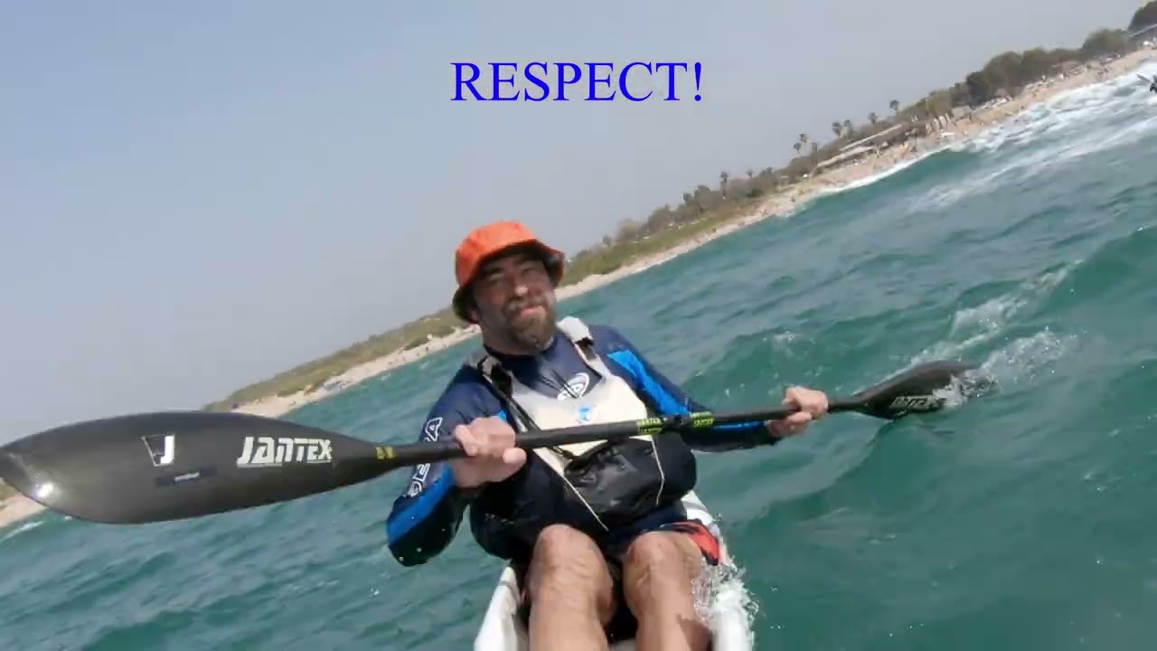 Tango by the Amigo Reef. In a surfski of course