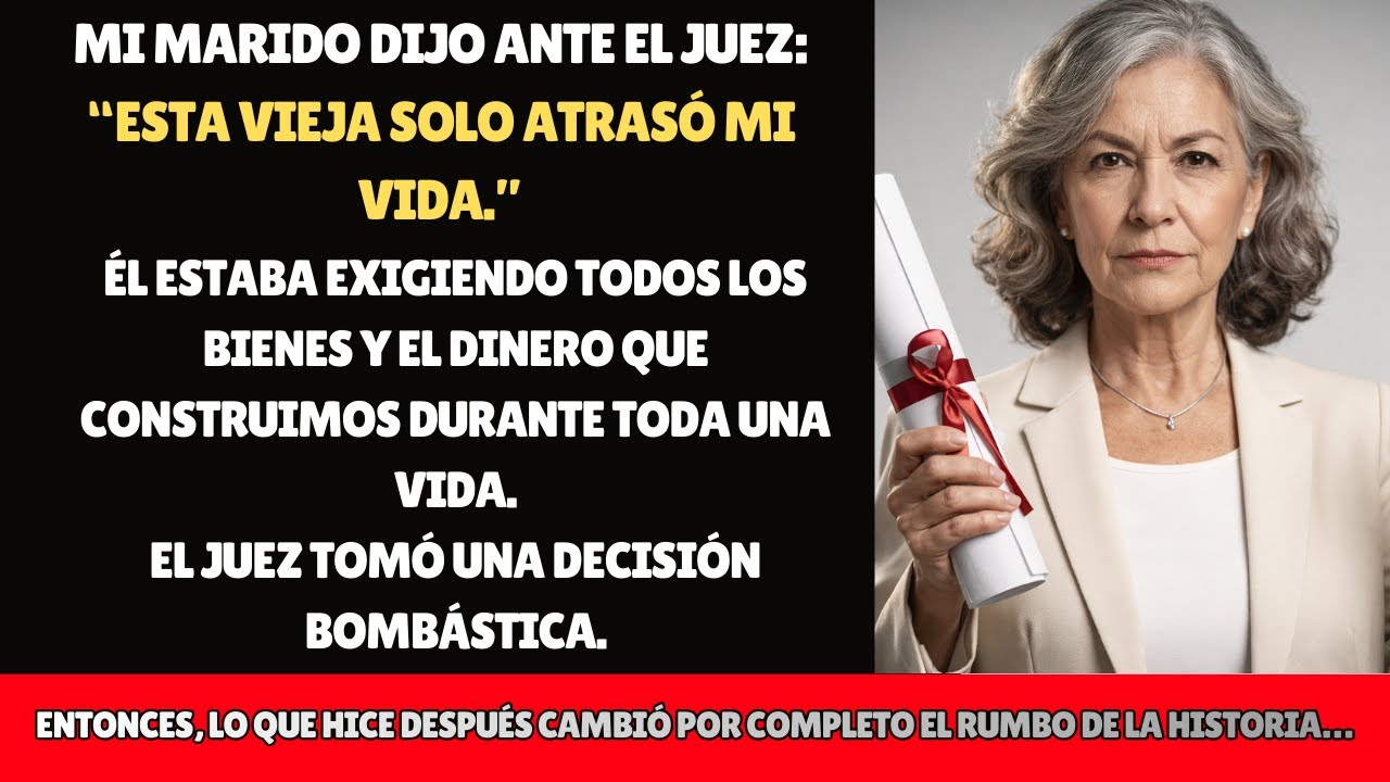 Mi marido dijo antes el juez: 