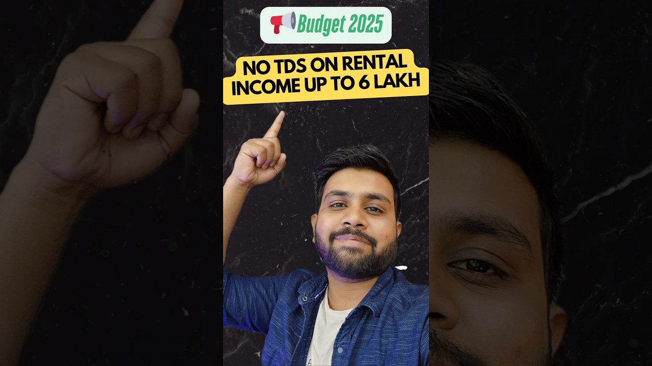 TDS on rental income ? TDS exemption limit increase in #budget2025 #tds #update