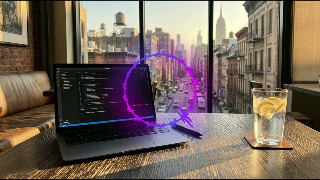 Post-Lunch Reset 🏙️ Golden Hour NYC Boutique Cafe for Deep Work & Concentration