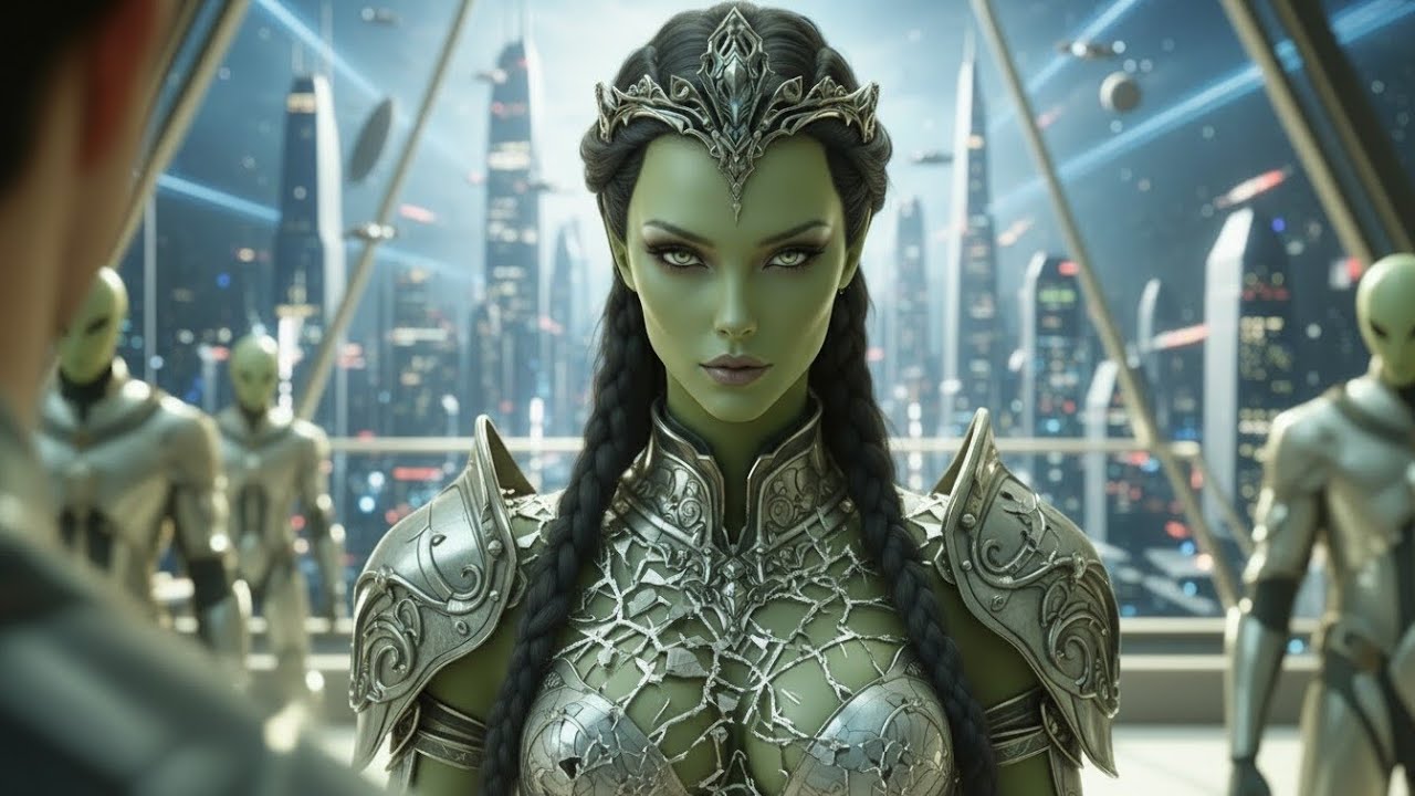 The Human Man Shattered the Alien Woman’s Armor — A Minute After Her Taunt (Sci-Fi Diaries)