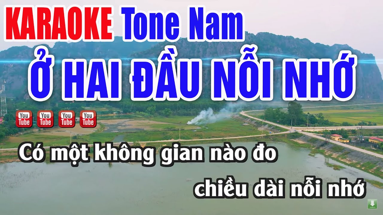 Ở Hai Đầu Nỗi Nhớ Karaoke Disco Tone Nam - Nhạc Sống Thanh Ngân
